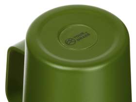 Стальная кружка с двойными стенками и порошковым покрытием Tibet, хаки №3