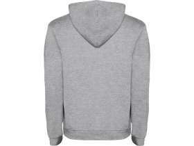 Толстовка с капюшоном Urban детская, серый меланж/черный №4