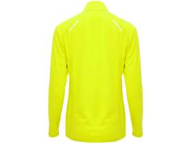 Толстовка с воротом на молнии женская Melbourne, неоновый желтый №2