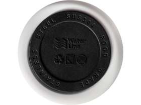Вакуумная термокружка Waterline c кнопкой Guard, 400 мл, тубус, белый №8