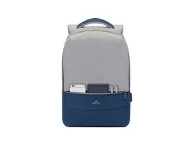 RIVACASE 7562 grey/dark blue рюкзак для ноутбука 15.6``, серый/темно-синий №4