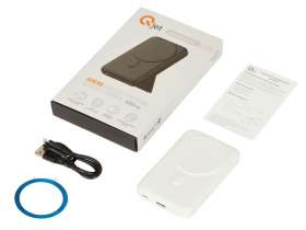 Внешний беспроводной аккумулятор GenerIQ, 10000 мАч, белый №3