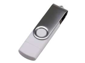 USB3.0/USB Type-C флешка на 32 Гб Квебек C, белый №3