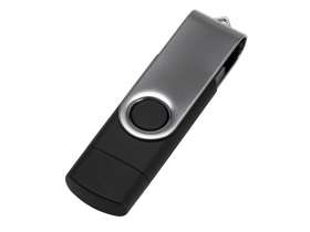 USB3.0/USB Type-C флешка на 32 Гб Квебек C, черный №3