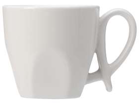 Кофейная пара с бамбуковым блюдцем Mandy, белый №2