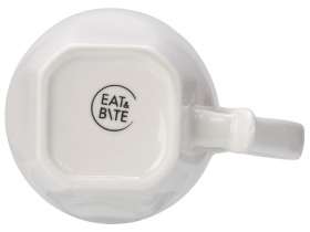 Кофейная пара с бамбуковым блюдцем Mandy, белый №5