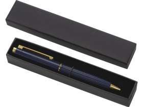 Шариковая металлическая ручка с золотистым слоем Monarch Gold, темно-синяя №2