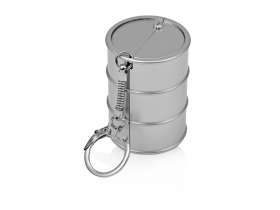 Брелок-рулетка Баррель, 1 м., серебристый №3