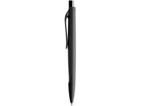 Ручка пластиковая шариковая Prodir ds6prr-Z75 софт-тач, черный с серебристой кнопкой №2