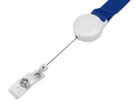 Ланьярд с ретрактором, синий №4