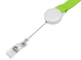 Ланьярд с ретрактором, зеленое яблоко №4