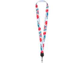 Ланъярд 2 см с ретрактором, черный №2