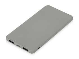 Подарочный набор с термобутылкой и повербанком С1, 5000 mAh, серый №4