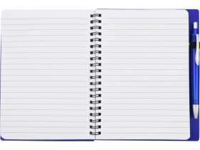 Блокнот Контакт с ручкой, синий №5