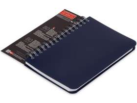 Бизнес - блокнот А6 (99 х 139 мм.) Офис-Лайн 80 л., синий №3