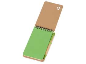 Набор канцелярский с блокнотом и ручкой Masai, зеленое яблоко №2