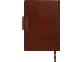 Бизнес блокнот А5 Monoi с клапаном, твердая обложка, 128 листов, коричневый №3