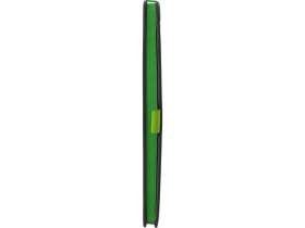 Блокнот ColorNote Black, твердая обложка A5, 80 листов, черный с зеленым яблоком №4