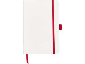 Блокнот ColorNote White, твердая обложка A5, 80 листов, белый с красным №2