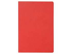 Блокнот Wispy линованный в мягкой обложке, красный (P) №4