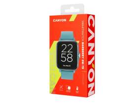 Умные часы CANYON Barberry SW-79, IP 67, BT 5.1, сенсорный дисплей 1.7, морская волна №8