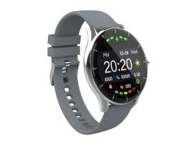 Умные часы HIPER IoT Watch GT, серый/розовый №3