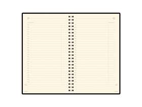 Ежедневник А5 недатированный Milano, коричневый №2