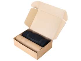 Подарочный набор из термоса и пледа Serenity, черный №2