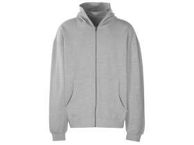 Толстовка с капюшоном на молнии Monaco, серый меланж №3