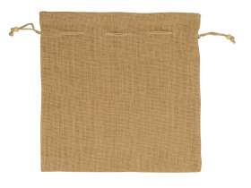 Мешочек подарочный, джут, большой, натуральный №2