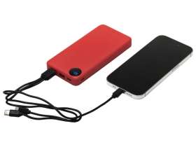 Внешний аккумулятор с дисплеем Mild, 10 000 mAh, красный №9