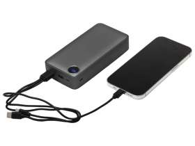 Внешний аккумулятор Mild Pro c быстрой зарядкой QC/PD, 20 000 mAh, серый №9