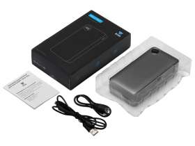 Внешний аккумулятор Mild Pro c быстрой зарядкой QC/PD, 20 000 mAh, серый №3
