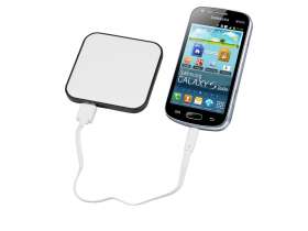 Портативное зарядное устройство (power bank) Квадрум, 2600 mAh, черный №3