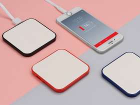 Портативное зарядное устройство (power bank) Квадрум, 2600 mAh, черный №9
