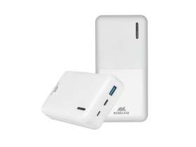 RIVACASE VA2571 (20000 мАч) QC/PD внешний аккумулятор, белый 12/24 №8