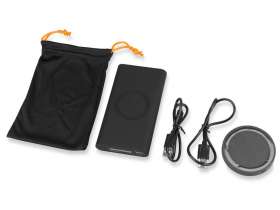 Портативный набор с беспроводным зарядным устройством (power bank) Force, 8000 mAh №10