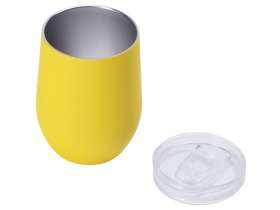 Термокружка Vacuum mug C1, soft touch, 370мл, желтый №2