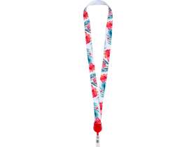 Ланъярд 2 см с ретрактором, красный №2