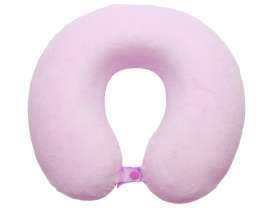 Подушка Basic из микрофибры с эффектом памяти U-shape, розовый NEW №2