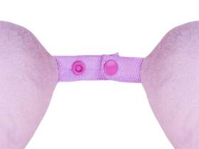 Подушка Basic из микрофибры с эффектом памяти U-shape, розовый NEW №4