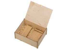 Подарочный набор с БЗУ и внешним аккумулятором Bamboo Set, натуральный №2