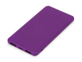 Подарочный набор c блокнотом С1, ручкой и повербанком 5000 mAh, фиолетовый №4
