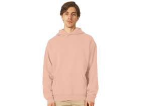 Толстовка с капюшоном оверсайз Berlin унисекс, лосось №13