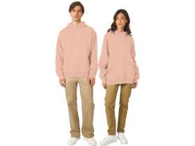 Толстовка с капюшоном оверсайз Berlin унисекс, лосось №9