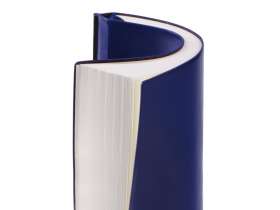 Блокнот А5 Scribe, гибкая обложка, 96 листов 80 гр/м2, темно-синий №7