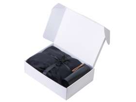 Подарочный набор с пледом, термосом Cozy hygge 2.0, черный №2