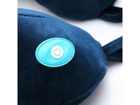 Подушка для путешествий со встроенным массажером Massage Tranquility Pillow, синий №5