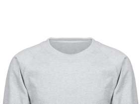 Свитшот оверсайз с рукавом реглан Belgrade, унисекс, серый меланж №7