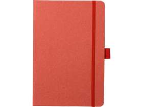 Блокнот А5 Snow Hard твердая обложка, 80 листов 70 гр/м2, красный №4